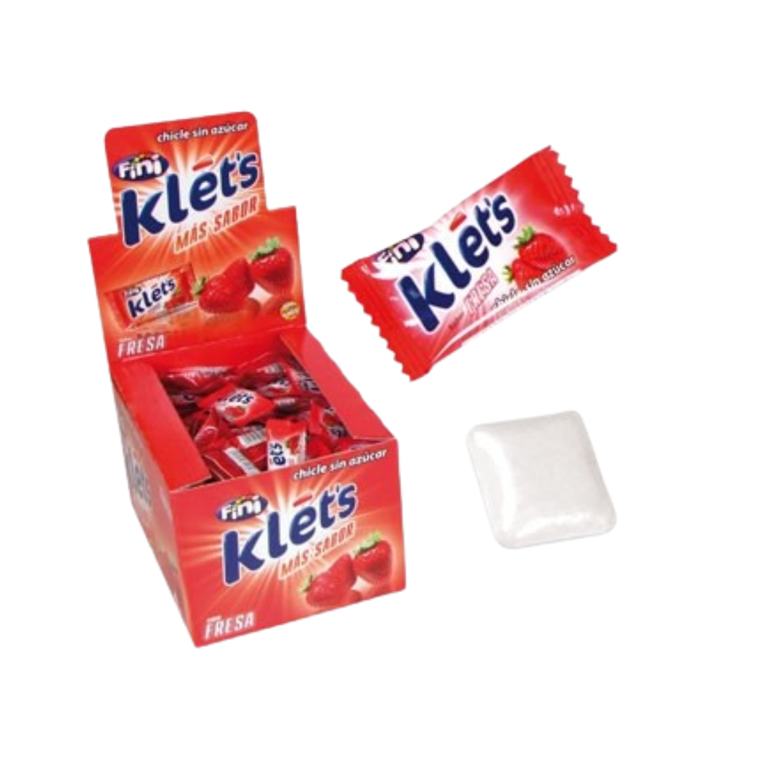 Pastilhas Klets morango 200und